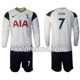 Tottenham Hotspur Son 7 Domaći Dječji Komplet Dresovi za Nogomet 2020-2021 Dugim Rukavima (+ kratke hlače)